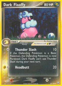 Dark Flaaffy [Thunder Slash | Headbutt]