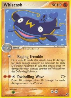 Whiscash [Raging Tremble | Dwindling Wave]
