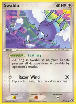 Swablu [Feathery | Razor Wind]