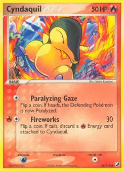 Cyndaquil [Paralyzing Gaze | Fireworks]