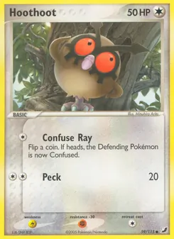 Hoothoot [Confuse Ray | Peck]
