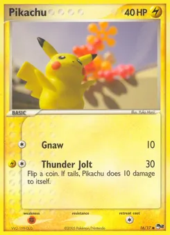 Pikachu [Gnaw | Thunder Jolt]