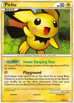 Pichu [Sweet Sleeping Face | Playground]