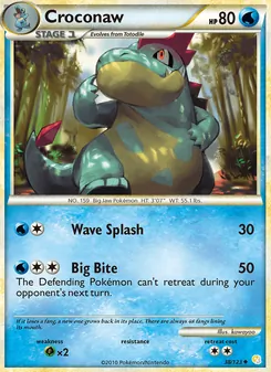 Croconaw [Wave Splash | Big Bite]