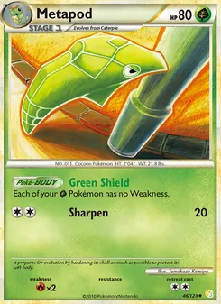 Metapod [Green Shield | Sharpen]