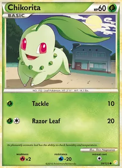 Chikorita [Tackle | Razor Leaf]