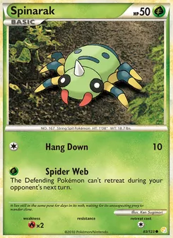 Spinarak [Hang Down | Spider Web]
