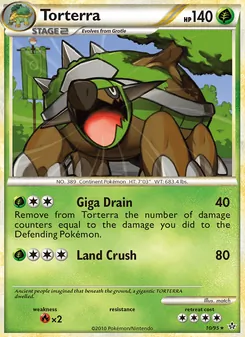 Torterra [Giga Drain | Land Crush]