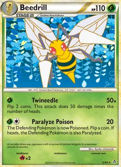 Beedrill [Twineedle | Paralyze Poison]