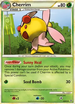 Cherrim [Sunny Heal | Seed Bomb]