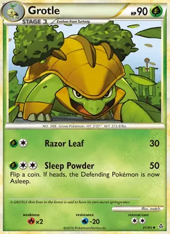 Grotle [Razor Leaf | Sleep Powder]