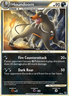 Houndoom [Fire Counterattack | Dark Roar]