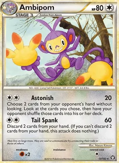 Ambipom [Astonish | Tail Spank]
