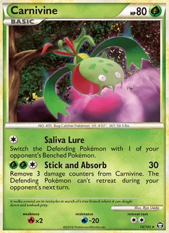 Carnivine [Saliva Lure | Stick and Absorb]