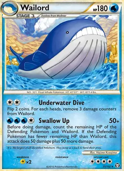 Wailord [Underwater Dive | Swallow Up]