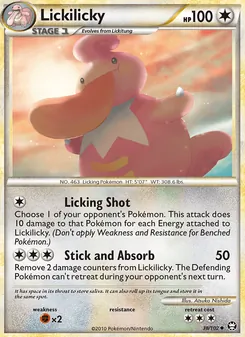 Lickilicky [Licking Shot | Stick and Absorb]