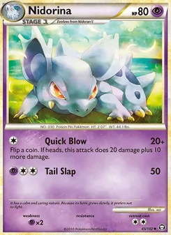 Nidorina [Quick Blow | Tail Slap]