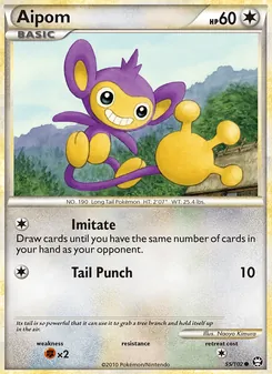 Aipom [Imitate | Tail Punch]