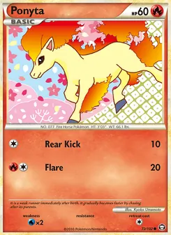 Ponyta [Rear Kick | Flare]