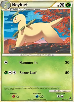 Bayleef [Hammer In | Razor Leaf]