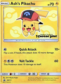 Ash's Pikachu [Quick Attack | Volt Tackle]