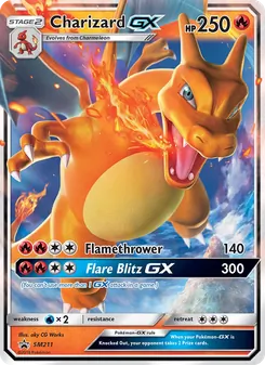 Charizard GX [Flamethrower | Flare Blitz GX]