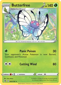 Butterfree [Panic Poison | Cutting Wind]