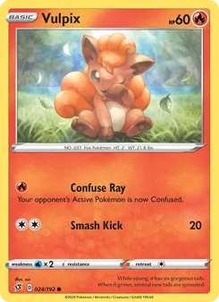 Vulpix [Confuse Ray | Smash Kick]