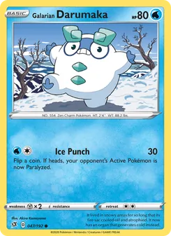 Galarian Darumaka [Ice Punch]
