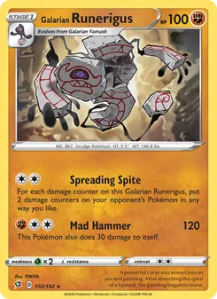 Galarian Runerigus [Spreading Spite | Mad Hammer]