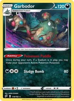 Garbodor [Poisonous Puddle | Sludge Bomb]