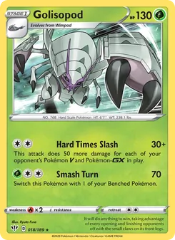 Golisopod [Hard Times Slash | Smash Turn]