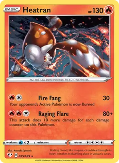 Heatran [Fire Fang | Raging Flare]
