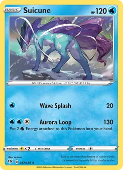 Suicune [Wave Splash | Aurora Loop]