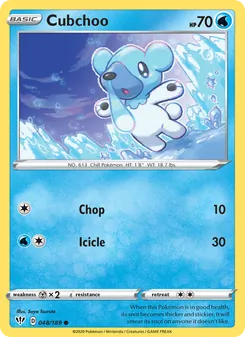 Cubchoo [Chop | Icicle]