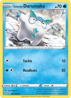 Galarian Darumaka [Tackle | Headbutt]