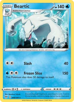Beartic [Slash | Frozen Slice]