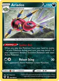 Ariados [Spider Net | Poison Sting]