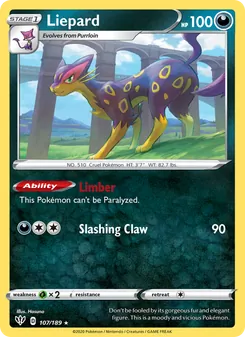 Liepard [Limber | Slashing Claw]