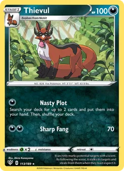 Thievul [Nasty Plot | Sharp Fang]