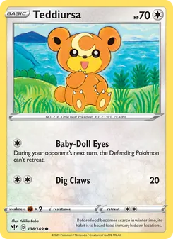 Teddiursa [Baby-Doll Eyes | Dig Claws]