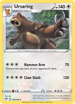 Ursaring [Hammer Arm | Claw Slash]