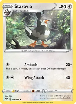 Staravia [Ambush | Wing Attack]