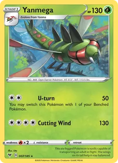 Yanmega [U-turn | Cutting Wind]