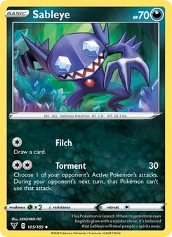 Sableye [Filch | Torment]