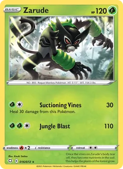 Zarude [Suctioning Vines | Jungle Blast]