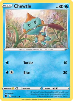 Chewtle [Tackle | Bite]