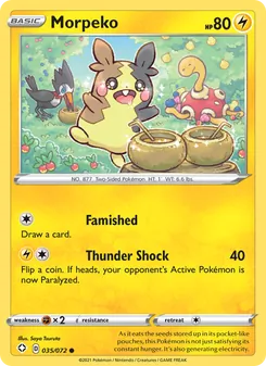 Morpeko [Famished | Thunder Shock]