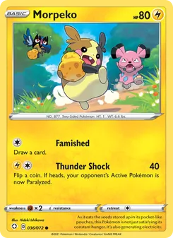Morpeko [Famished | Thunder Shock]