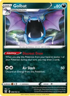 Golbat [Discreet Draw | Air Slash]